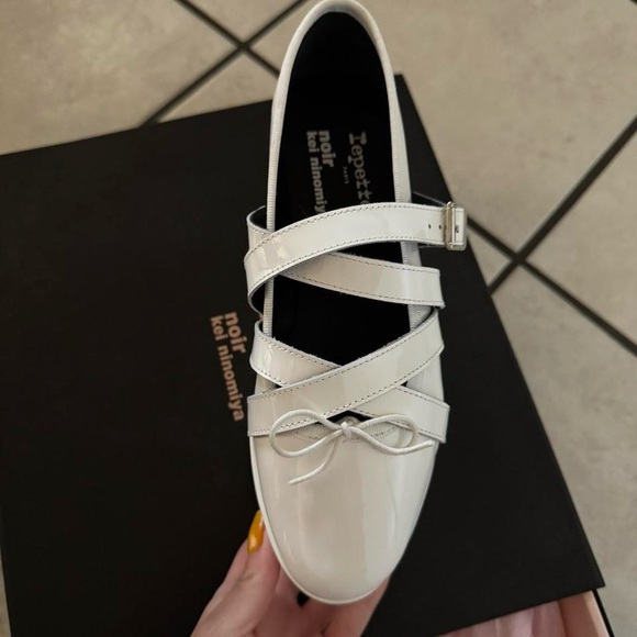 Noir Kei Ninomiya White Ballet Platforms - Picture 4 of 6